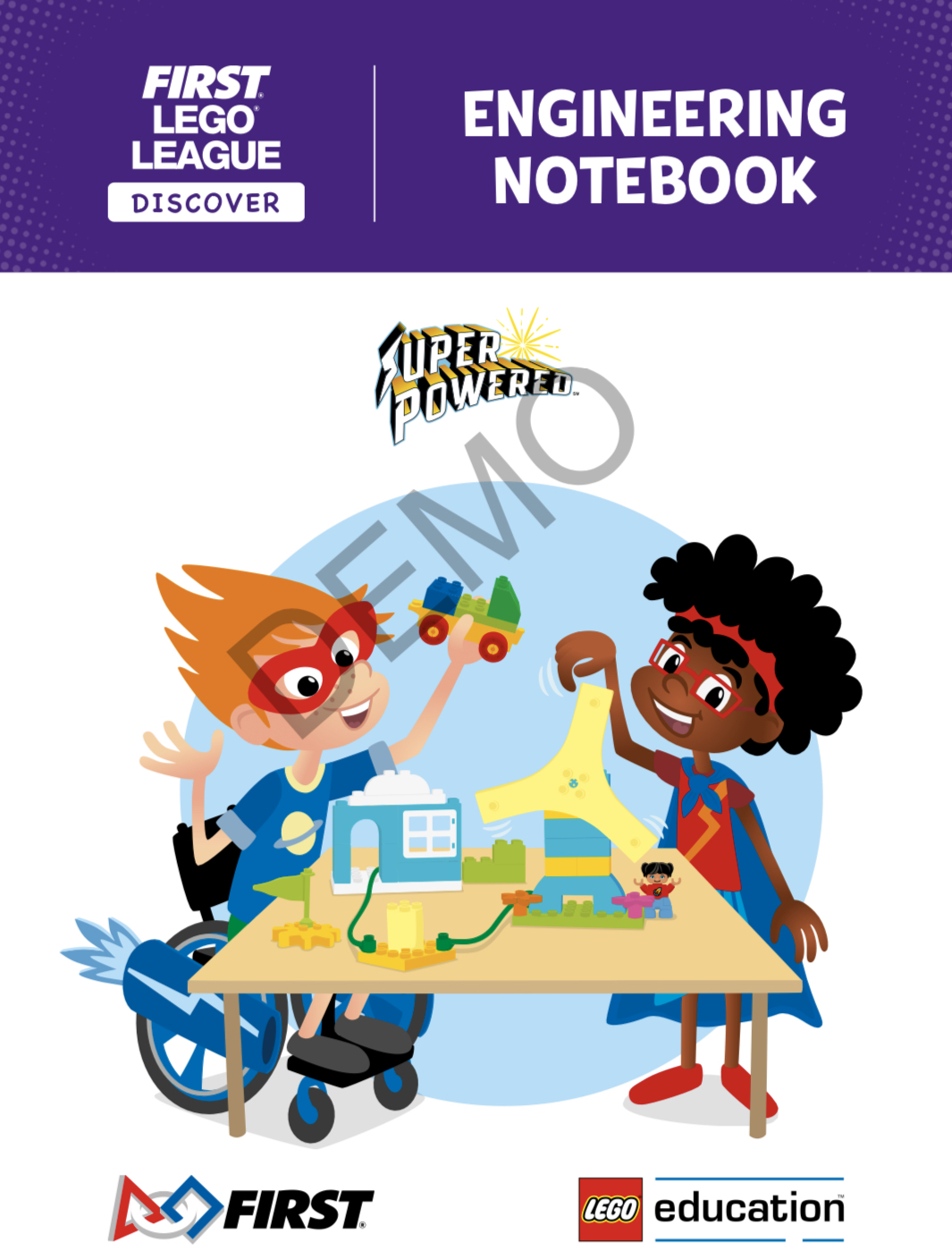 LEGO SUPERPOWERED Engineering Notebook (FLL Discover)