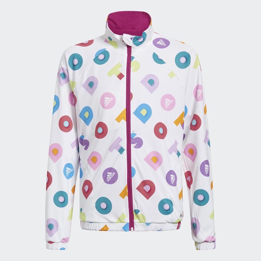 adidas x LEGO DOTS Real Magenta Reversible Windbreaker (GN8851-1)