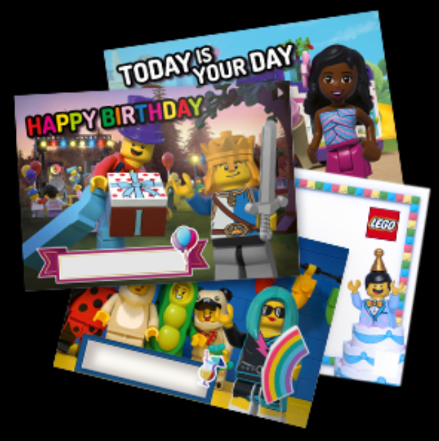 Main image of LEGO Personalised Greeting Card (GREETINGCARD-1)