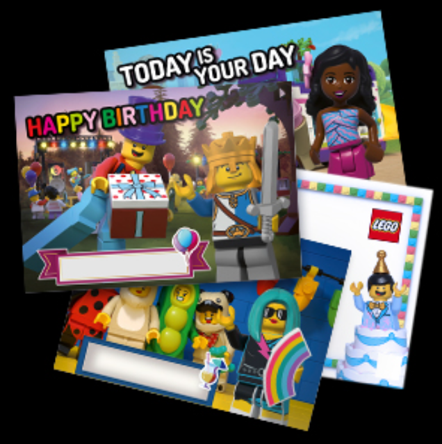 LEGO Personalised Greeting Card