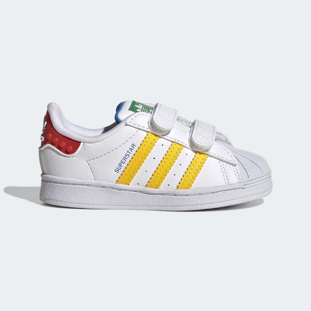 adidas Superstar x LEGO (White Pantone) - Infant Shoes
