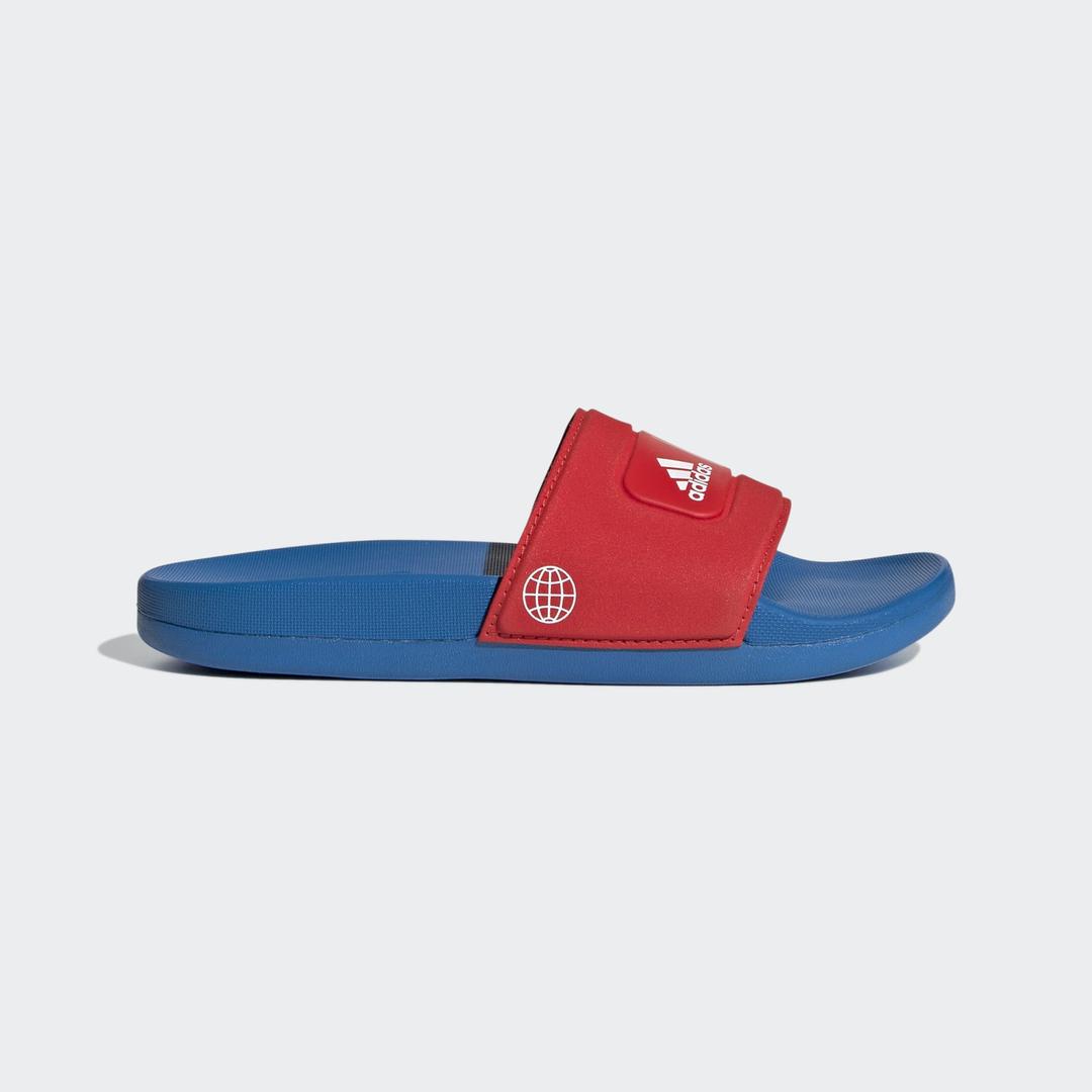 adidas Adilette Slide J x LEGO (Red Shock Blue) - Kids' Slides (GW8109-1) — Prix et comparaison | Brick Broker