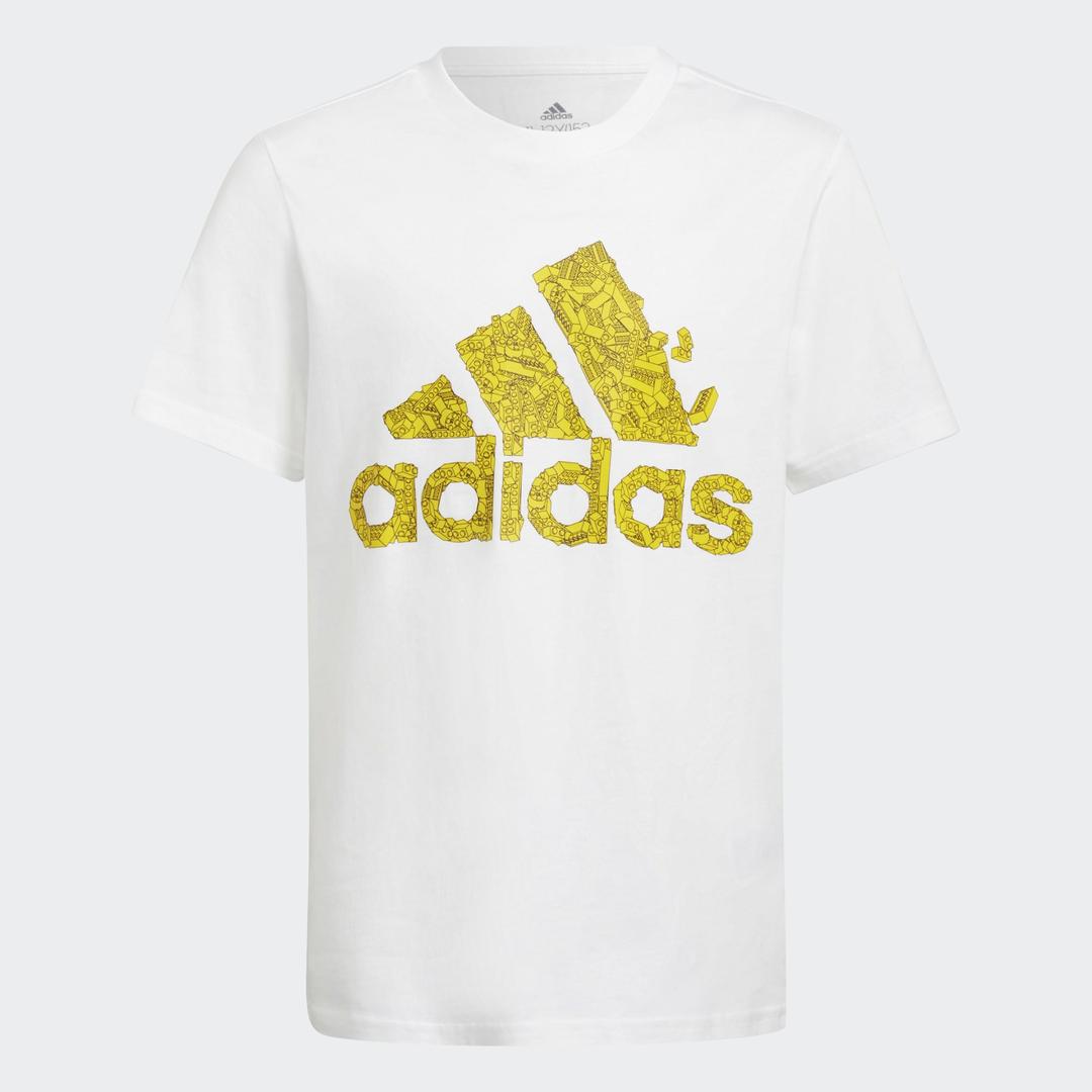 adidas x Classic LEGO White Graphic T-Shirt (HA4045-1)