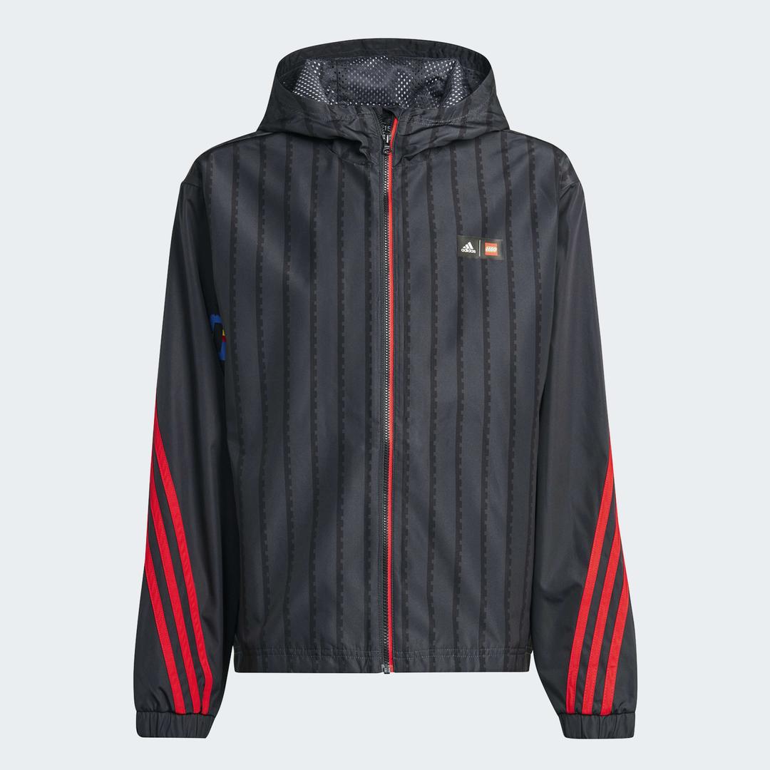 LEGO HB4469-1 adidas x Classic LEGO Grey Windbreaker