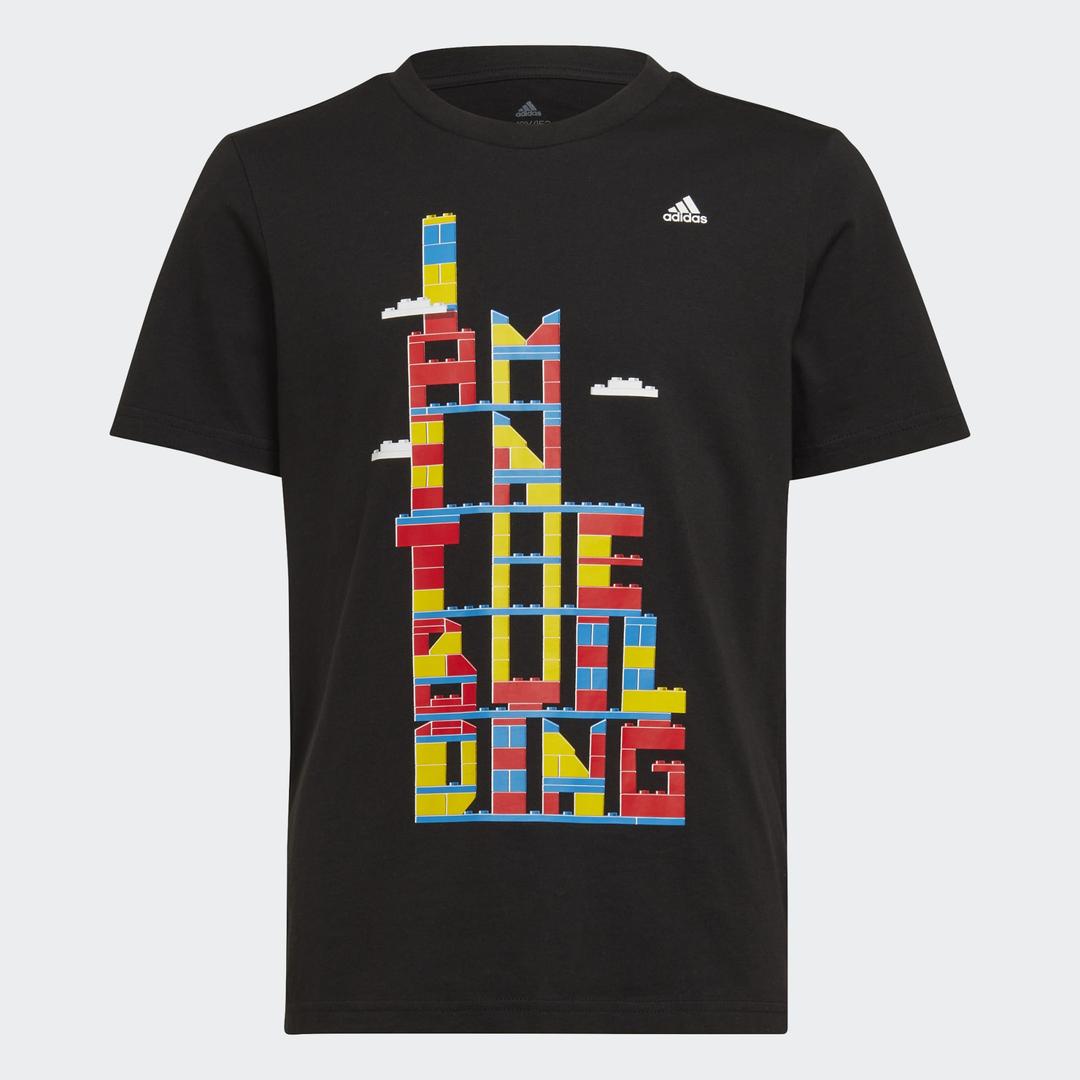 adidas x LEGO Black Graphic T-Shirt (HK9291-1)