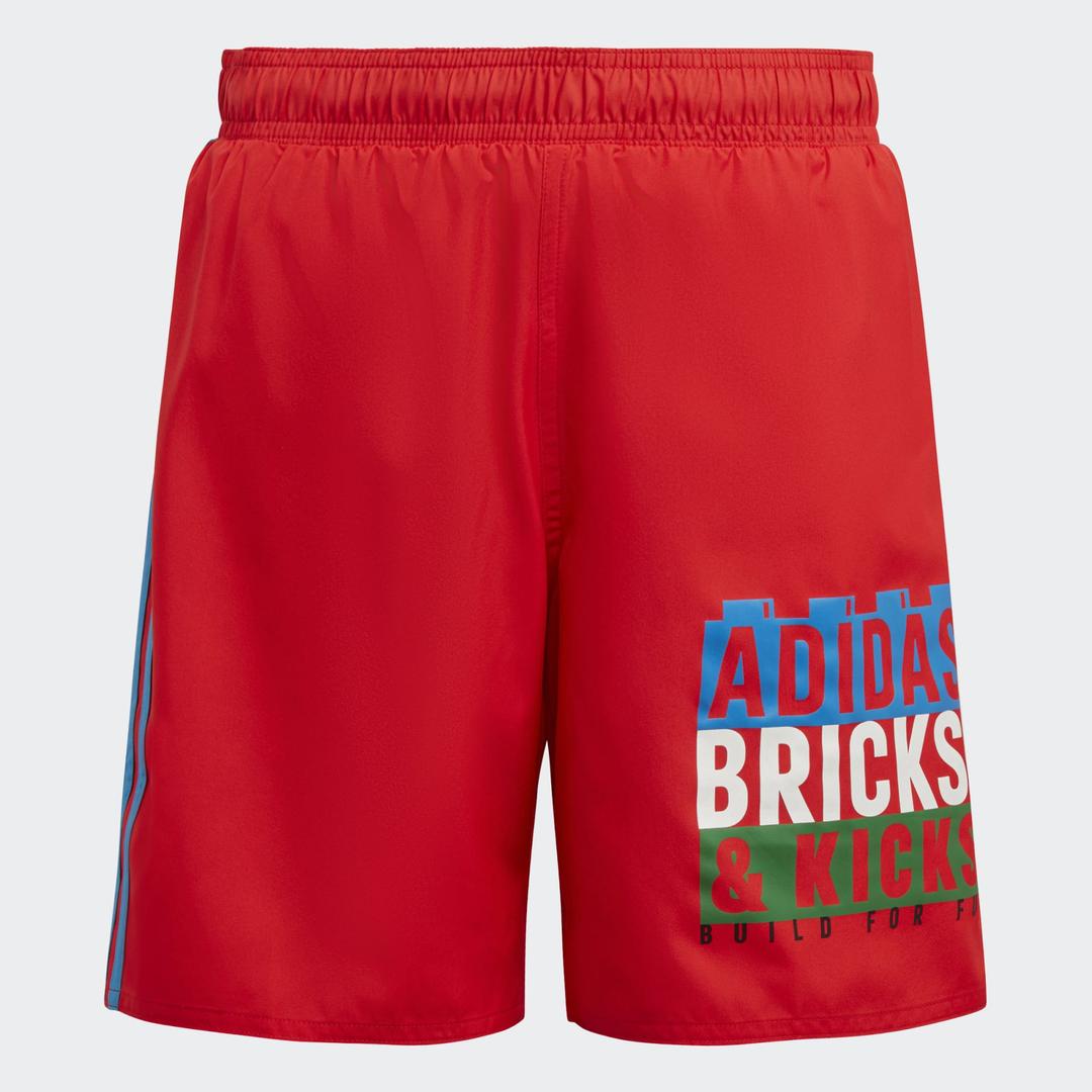 adidas x LEGO Red Swim Shorts (HM9183-1)
