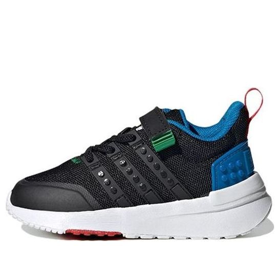 LEGO HQ1319-1 adidas Racer TR21 x LEGO (Black Shock Blue) - Infant Shoes