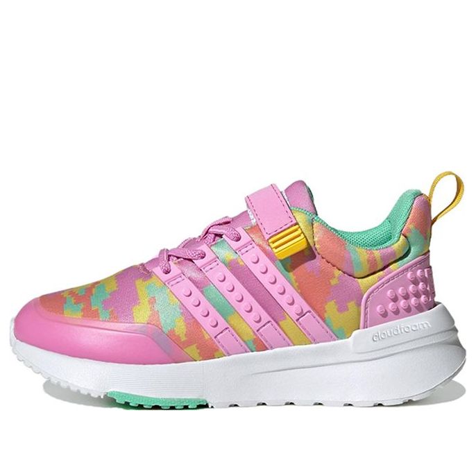 adidas Racer TR21 EL x LEGO (Digi Camo Bliss Orchid) - Kids' Shoes