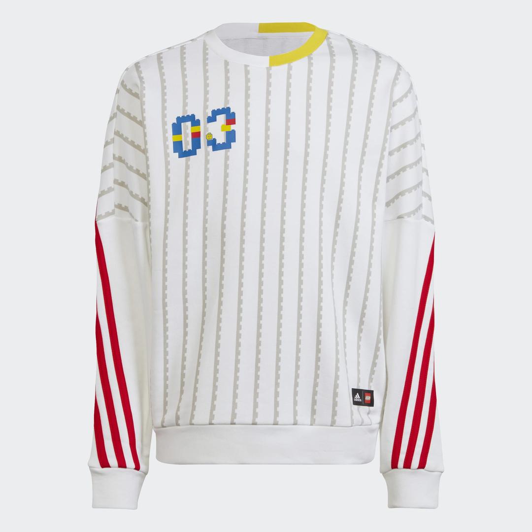 adidas x Classic LEGO White Crewneck Sweatshirt (HS1165-1)