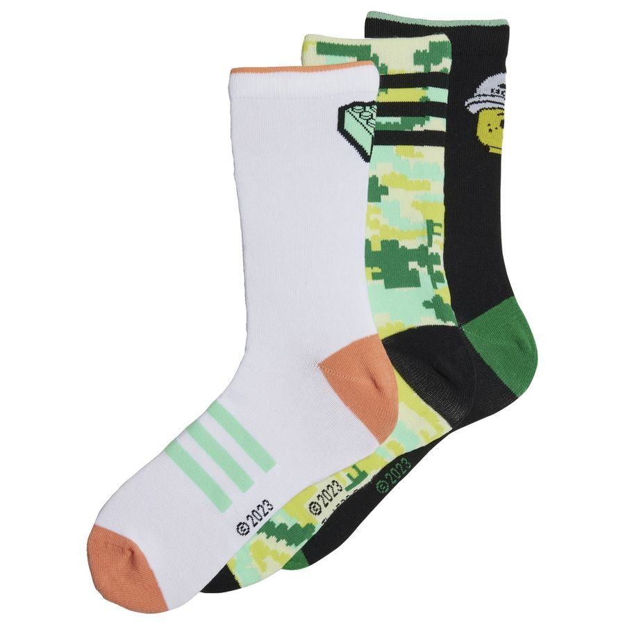 adidas x LEGO Play Multi-Color Socks 3 Pairs (HT6362-1)