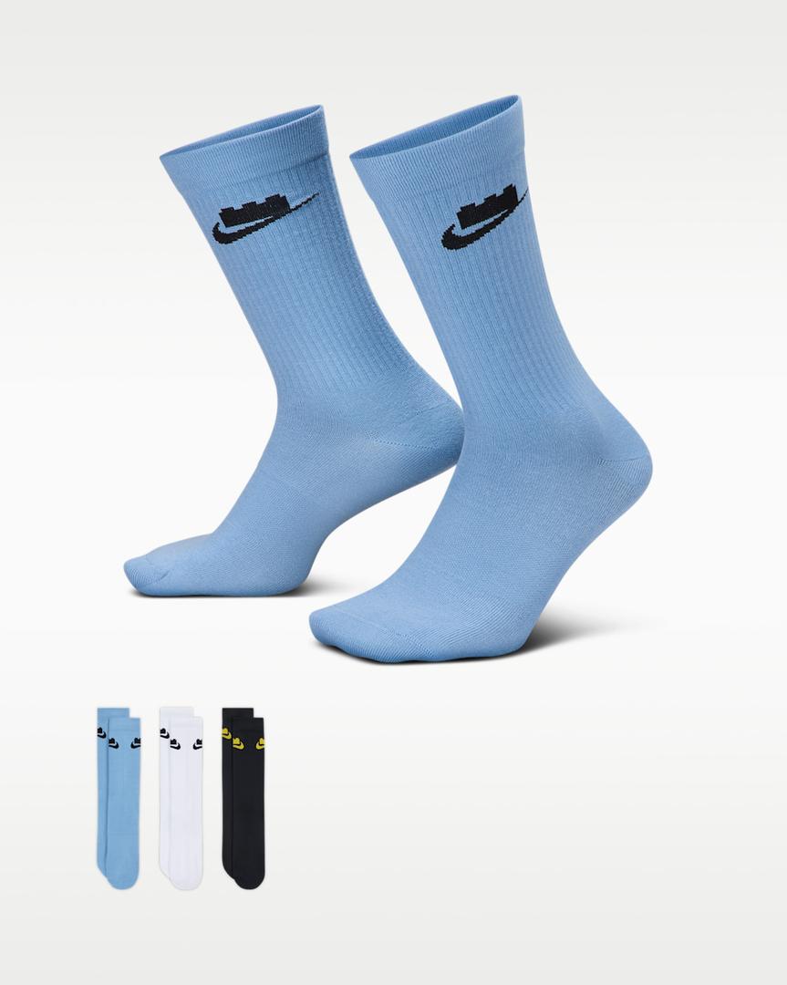 Nike x LEGO Collection Everyday Essentials Crew Socks (HV9635902-1)