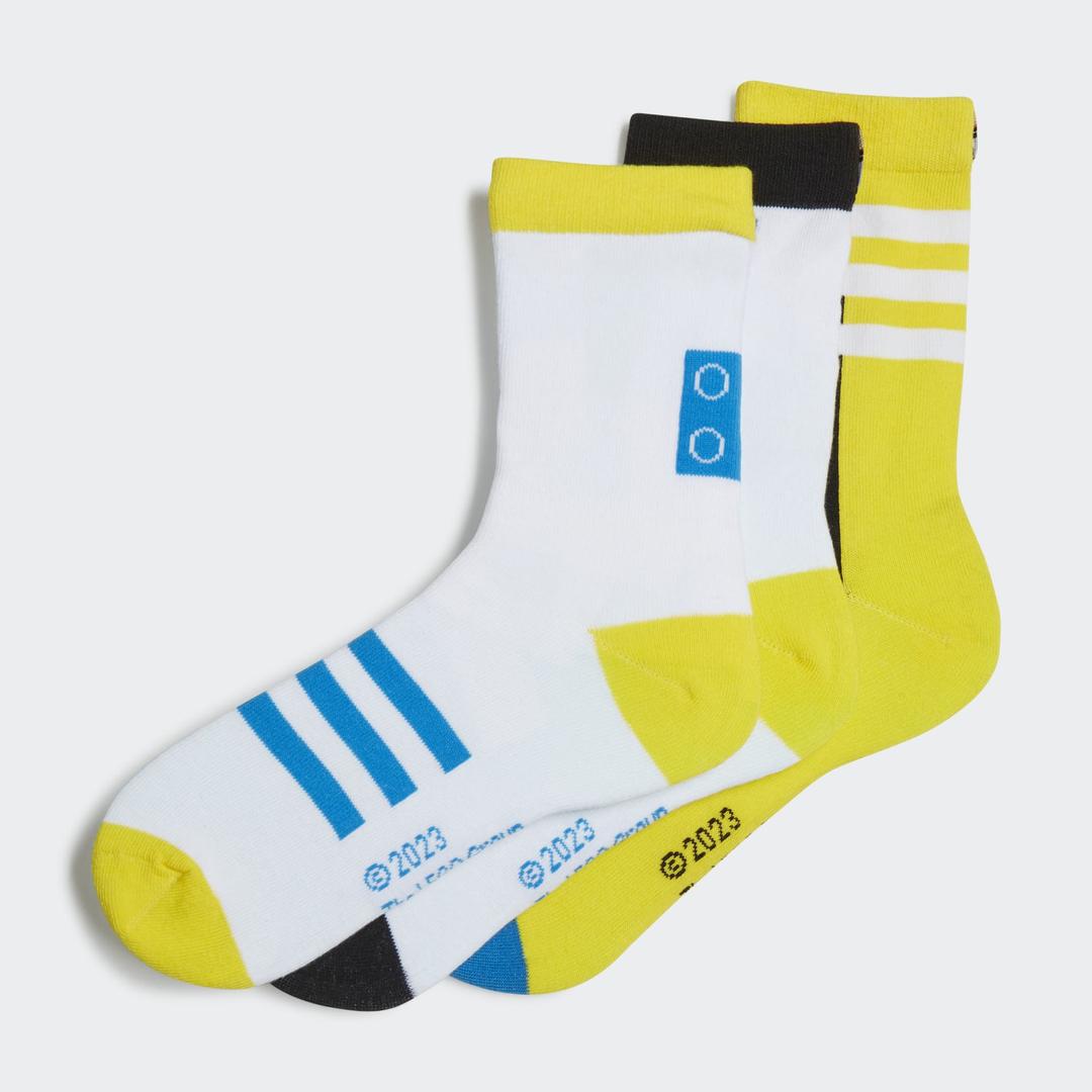 adidas x LEGO White Crew Socks 3 Pairs
