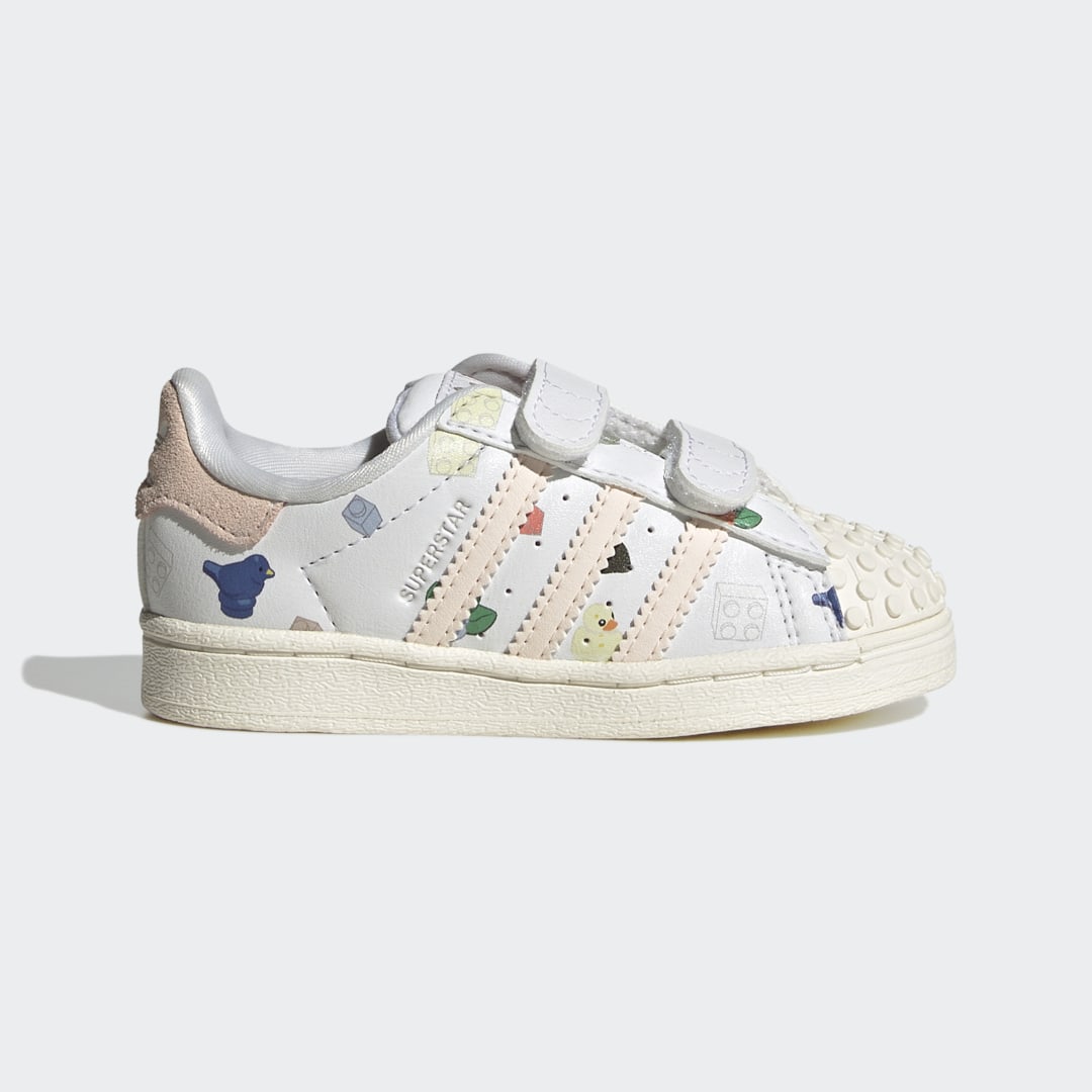 adidas Superstar CF I x LEGO (Bricks and Figurine - White Wonder Quartz) - Infant Shoes