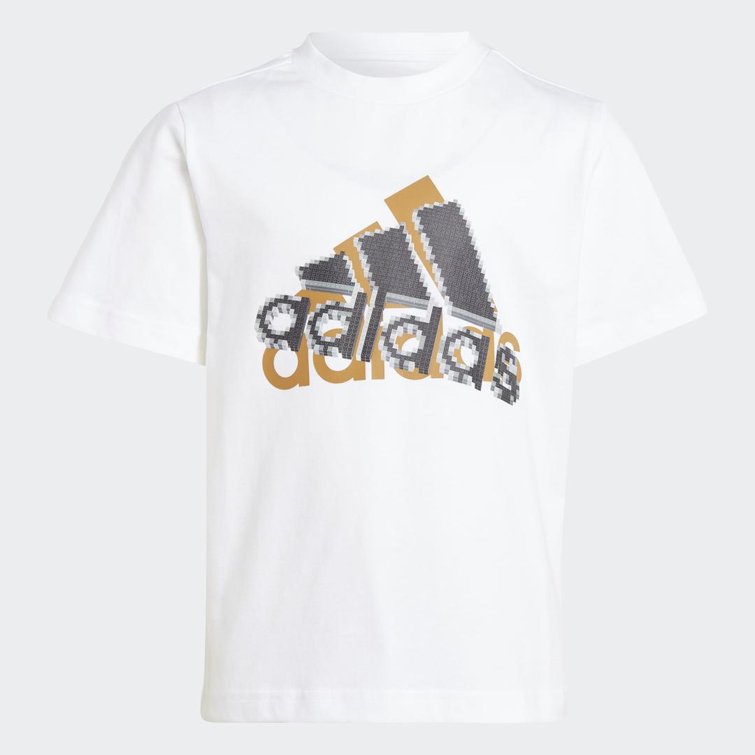 adidas x Classic LEGO White Graphic Kids' T-Shirt (II6068-1)
