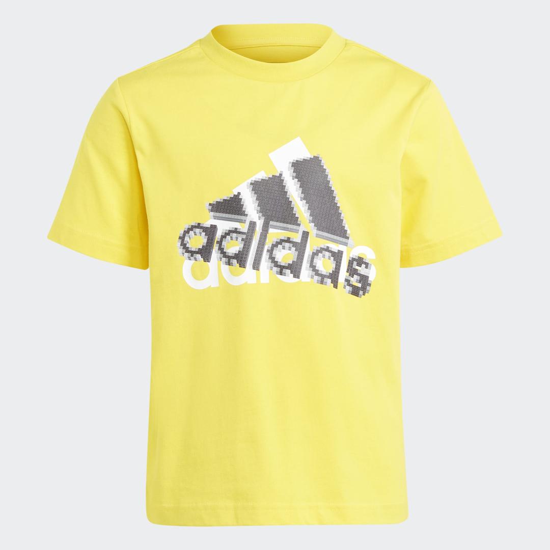 adidas x Classic LEGO Yellow Graphic Kids' T-Shirt (IL5074-1)