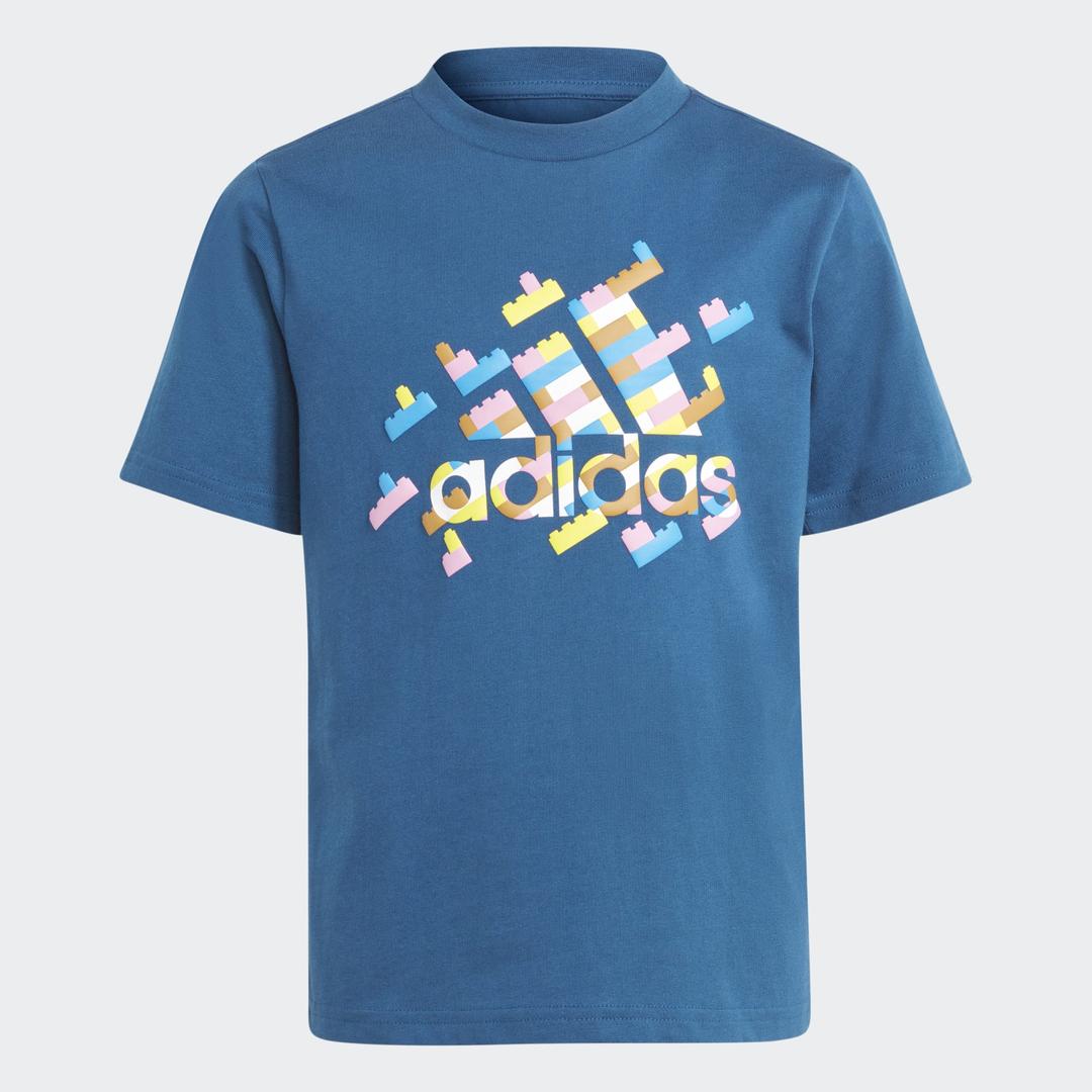 adidas x Classic LEGO Blue Graphic T-Shirt (IL5080-1)