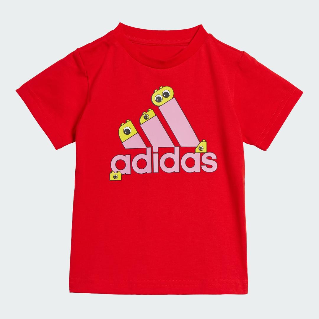 adidas x Classic LEGO Duplo Red Graphic Kids' T-Shirt (IL5081-1)
