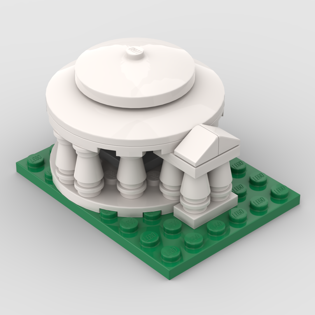 LEGO Jefferson Memorial