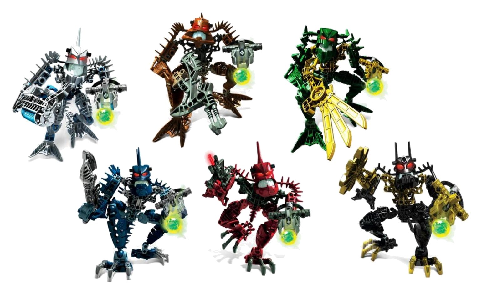 LEGO Piraka Collection (8900 8901 8902 8903 8904 8905)