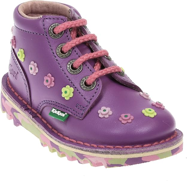 Kickers Kids Blink LEGO Classic Boot – Purple