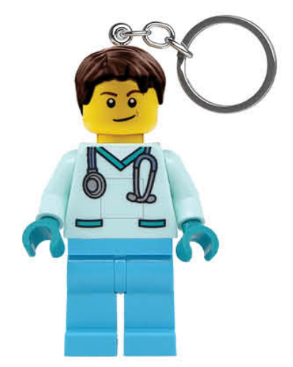 Main image of LEGO Male Nurse Key Light (LGLKE194-1)