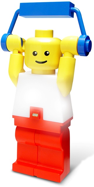 LEGO Minifigure Lantern with Yellow Arms and Red Legs