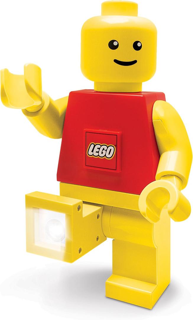 Main image of LEGO Minifigure Flashlight with Red Torso, Yellow Arms and Yellow Legs (LGLT01-1)