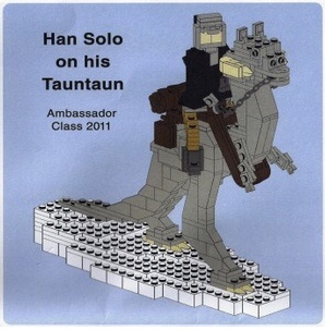 LEGO Han Solo on His Tauntaun