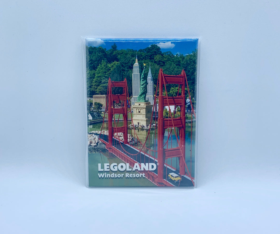 LEGO LEGOLAND Miniland USA Golden Gate Bridge Magnet
