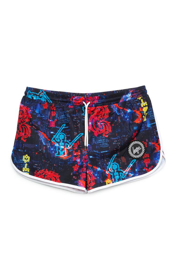 HYPE X LEGO NINJAGO Cityscape Women's Running Shorts (LNJ275659-1)