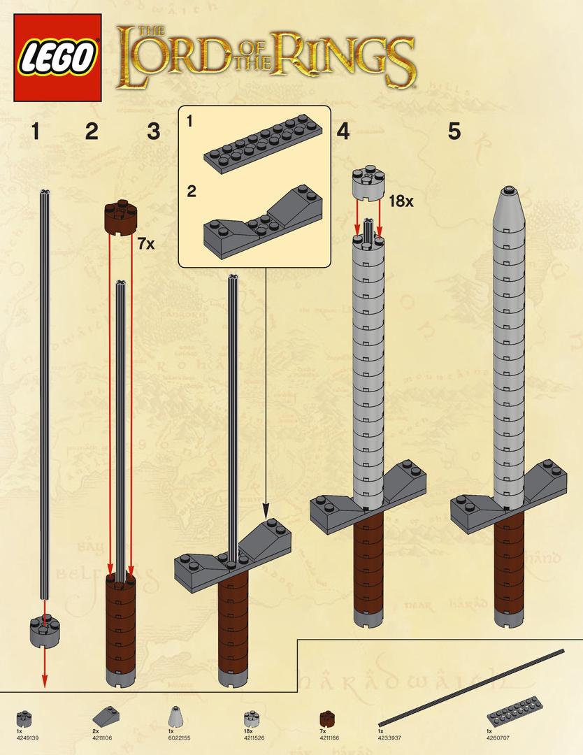 Main image of LEGO Sword (LOTRSWORD-1)