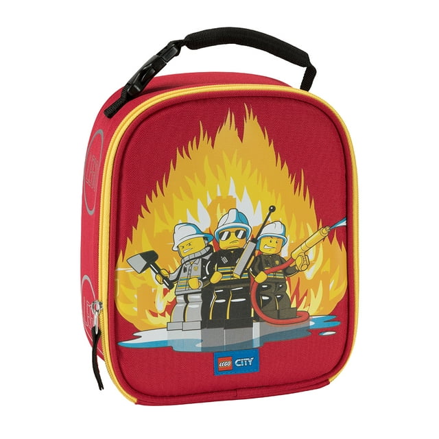 Main image of LEGO City Fire Trio Lunch Bag (LUNCHBAG-10)