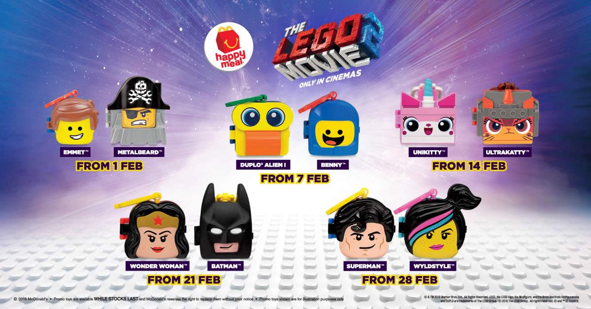 LEGO The LEGO Movie 2 General Mayhem Happy Meal Toy