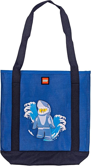 LEGO MT0461650-1 Shark Suit Guy Mesh Tote Bag