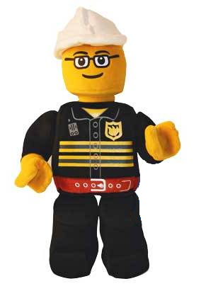 LEGO Firefighter Plush
