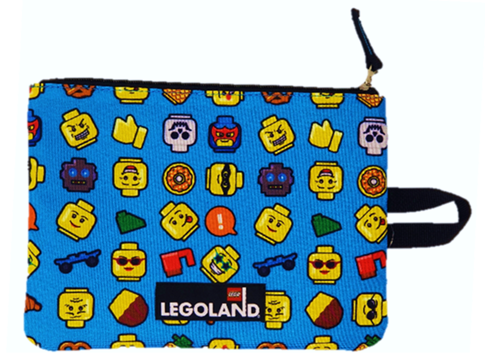 LEGO Minifigure Emoji Pouch (Blue)