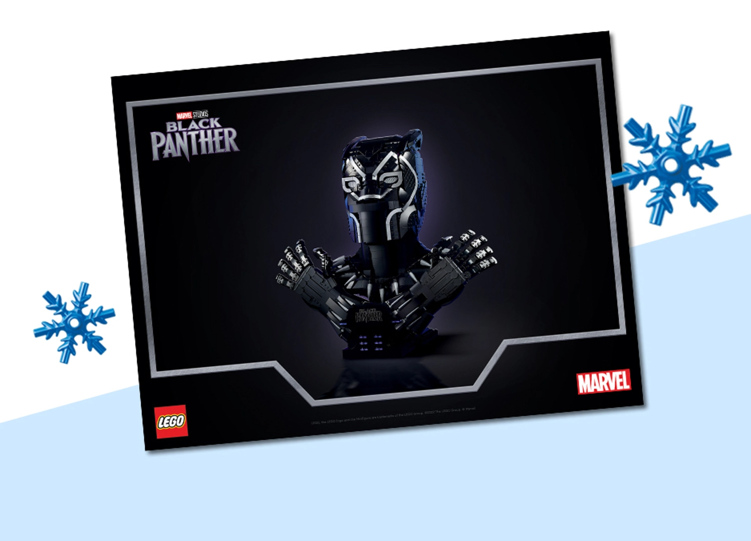 LEGO Black Panther Numbered Print