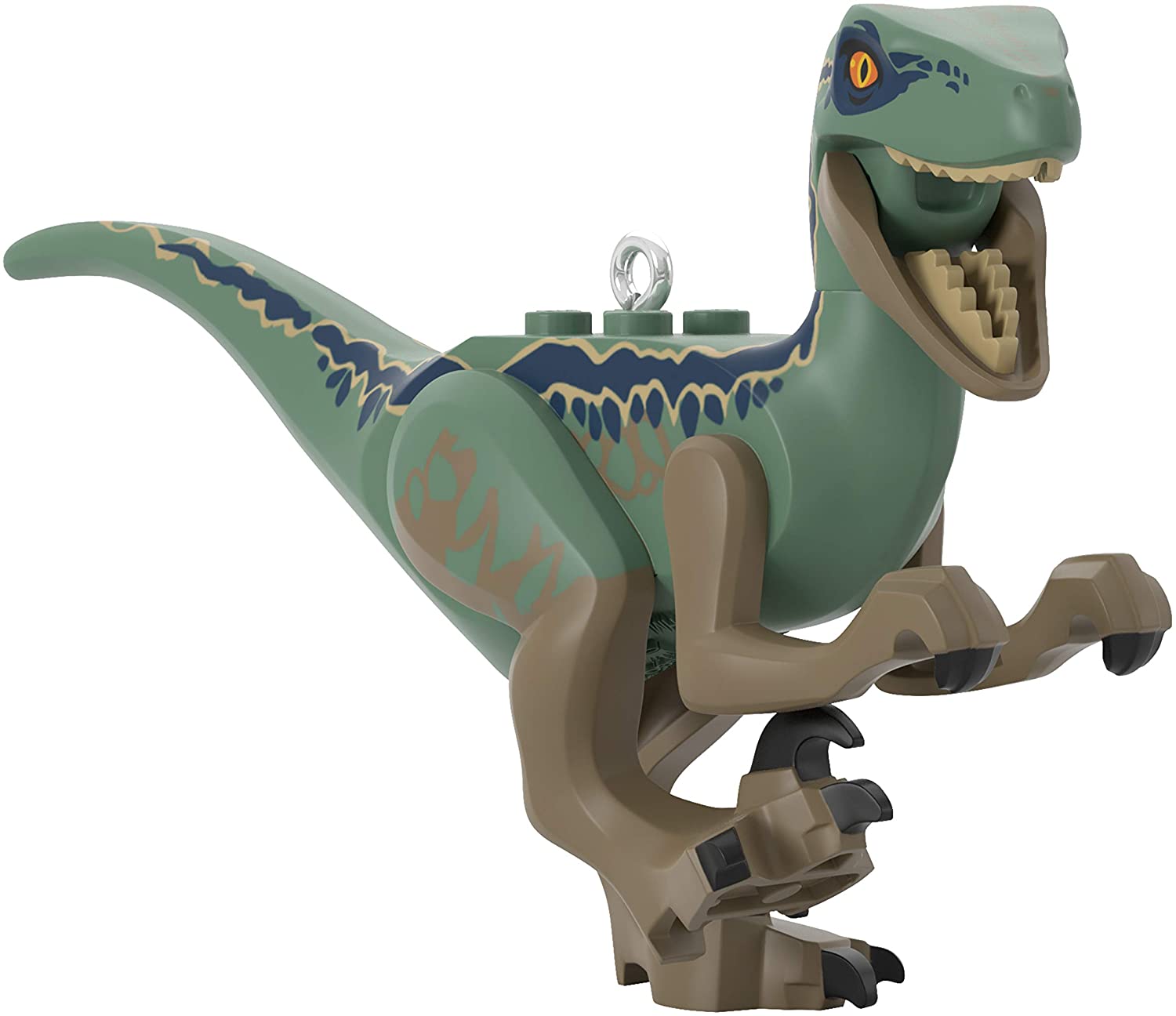 LEGO Hallmark Keepsake Christmas Tree Ornament - Jurassic World Velociraptor Blue