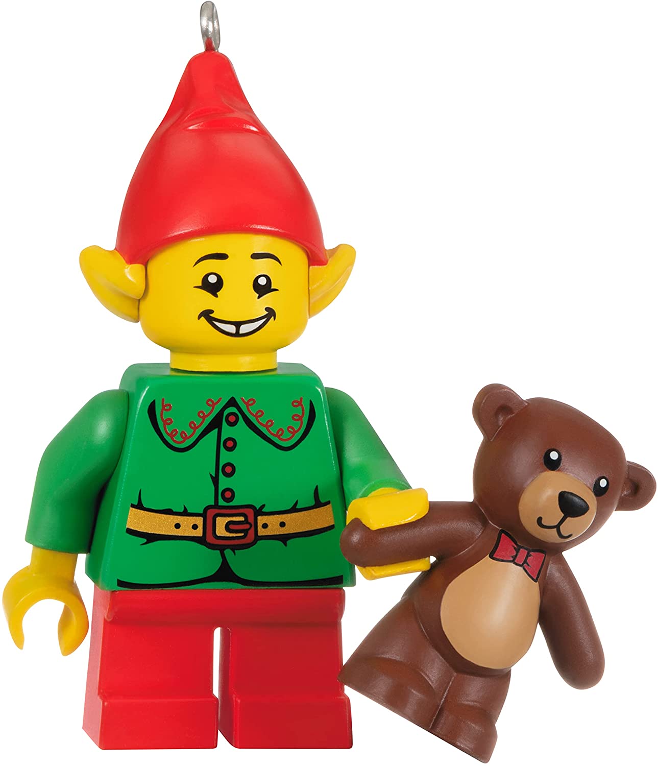 LEGO Hallmark Keepsake Christmas Tree Ornament - Elf and Teddy