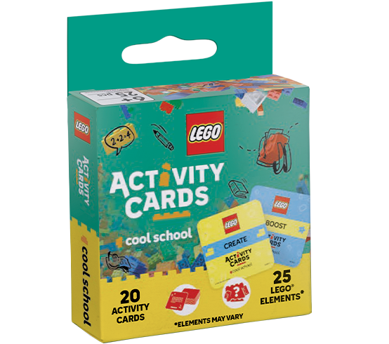LEGO set SCP6607-1 Activity Cards: Cool School - Image 1
