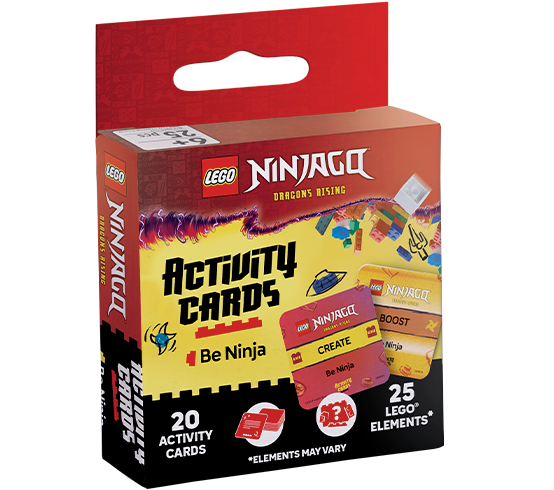 LEGO set SCP6701-1 Ninjago: Dragons Rising: Activity Cards: Be Ninja - Image 1