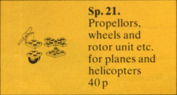 Main image of LEGO Propellers, Wheels and Rotors (Sp21-1)