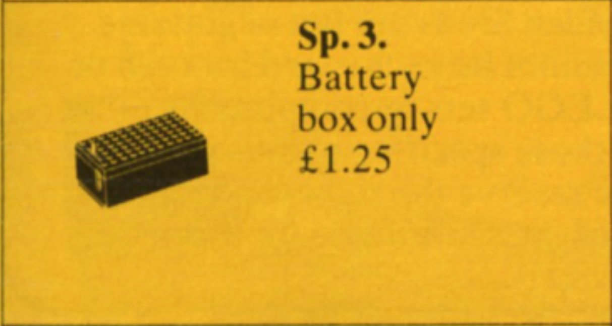 Main image of LEGO 4.5V Motor Battery Box (Sp3-1)