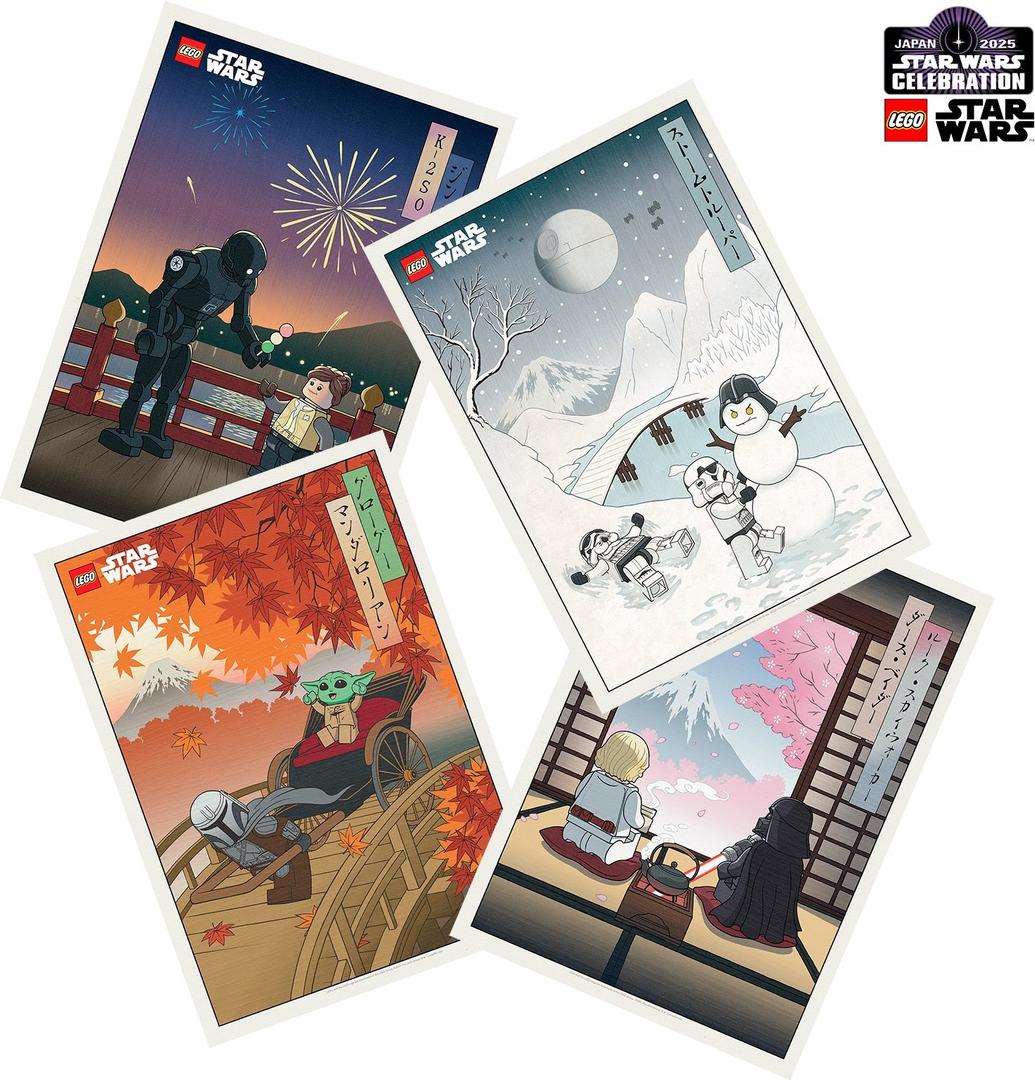 LEGO Star Wars Celebration Japan 2025 Art Prints