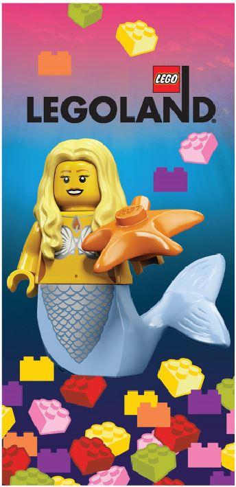 LEGO LEGOLAND Mermaid Girl Towel