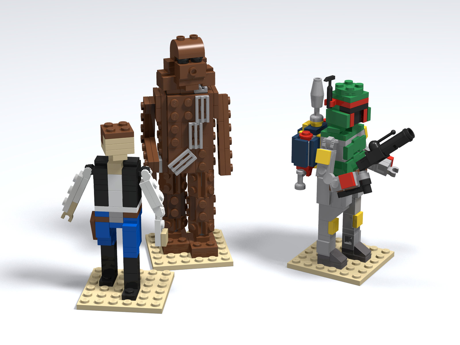 LEGO Star Wars Miniland Figures (Toy Fair 2011 Collector's Party)