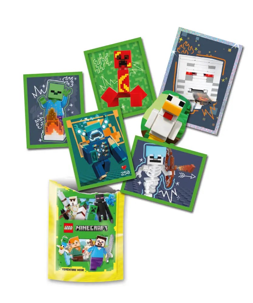 LEGO set TRADINGCARD-17 Minecraft Sticker Collection: Adventure Mode - Image 1