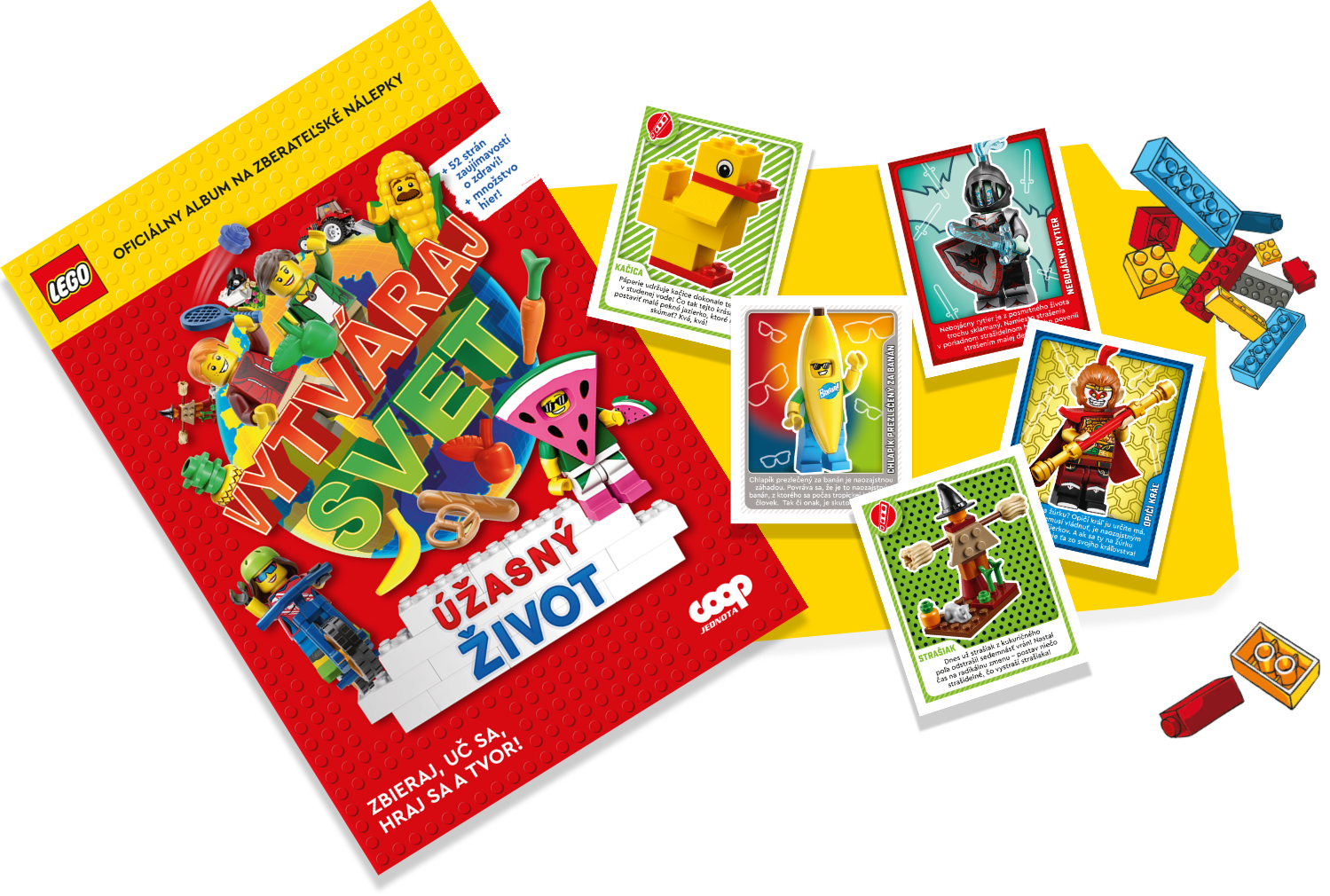 LEGO Vytváraj Svet Nálepiek: Úžasný Život (Slovak Version)