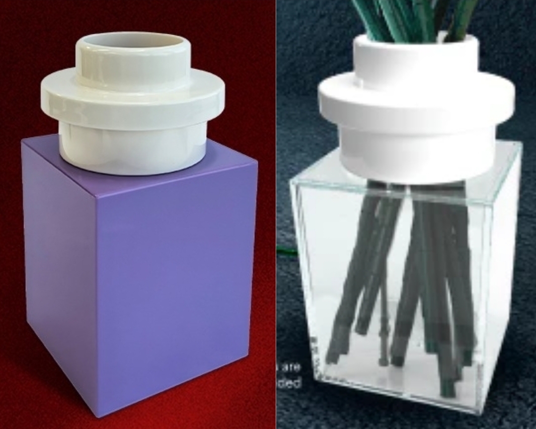 LEGO set VASE-1 Brick 1 x 1 Vase (All Colors) - Image 1