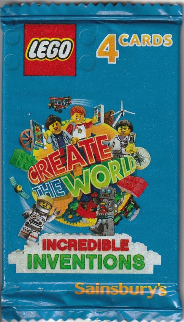 LEGO Akcesoria - Create the World Trading Cards: Incredible Inventions - Random Pack